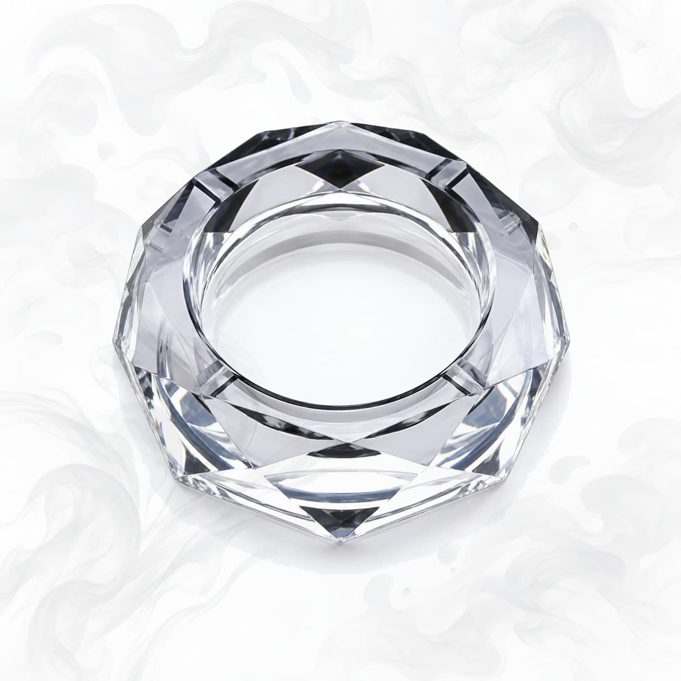 Cenicero redondo de cristal 100 mm