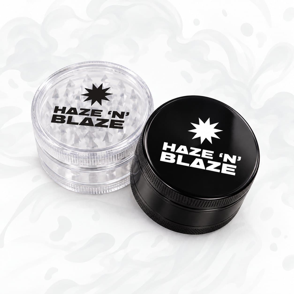 Grinder in acrilico 60 mm, 3 parti