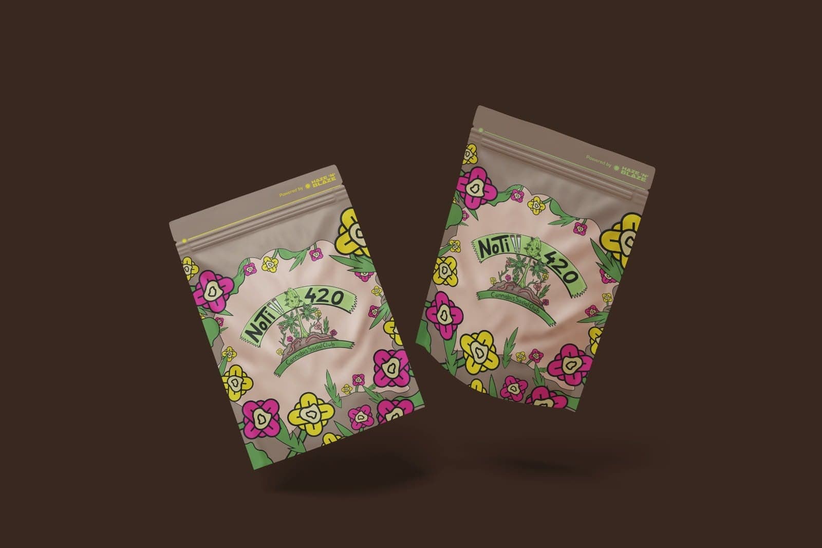 NoTi 420 Cannabis Social Club: Mylar sáčky