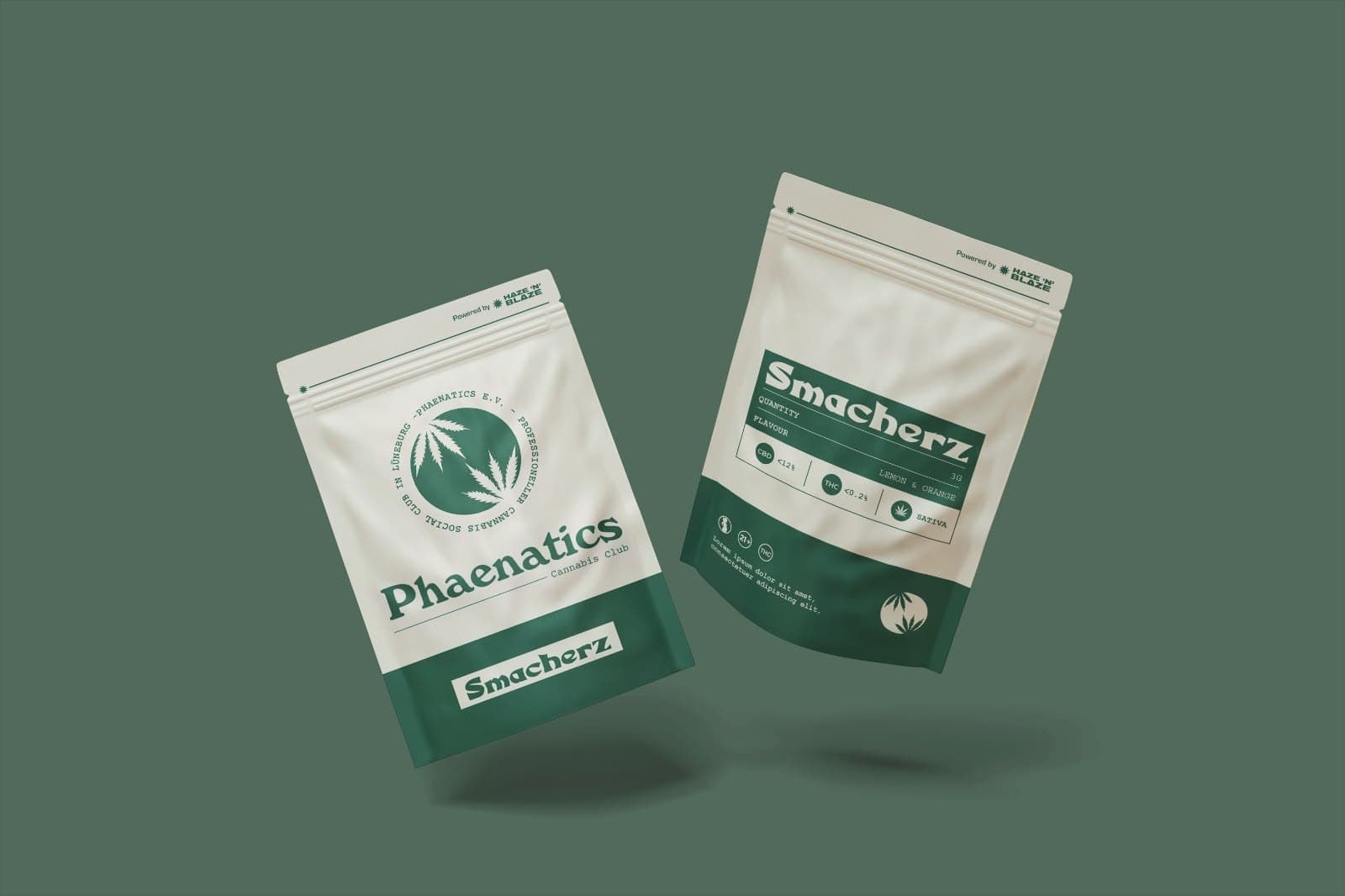 Phaenatics Cannabis Club: Mylar sáčky